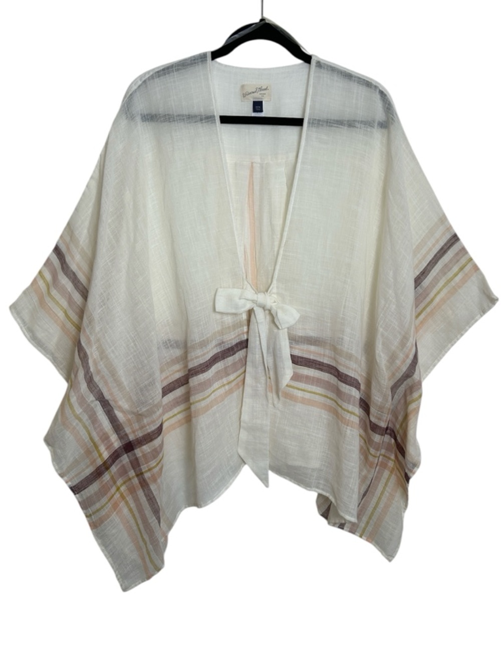 NWOT Universal Thread 100% Cotton Sheer Natural Tones Kimono Coverup